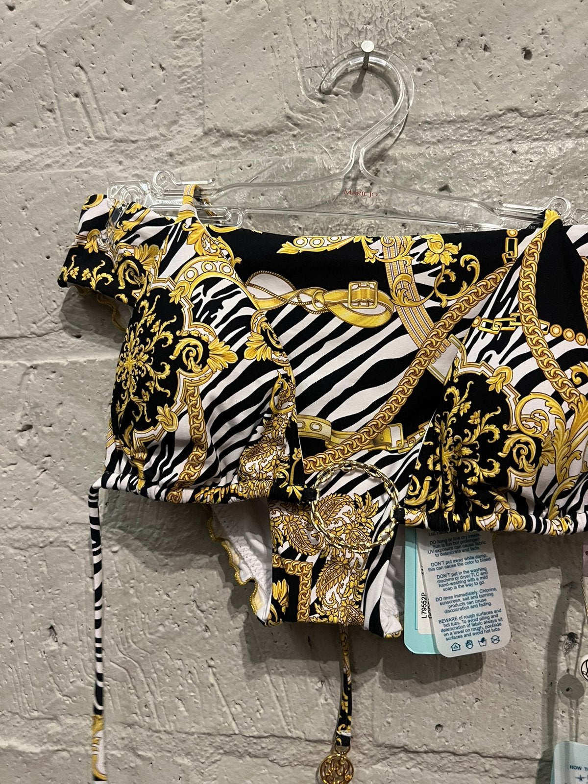 Luli Fama bikini top 36/ S slip 38/ M NIEUW!! Nu €75, Ophalen of Verzenden, Nieuw, Wit, Bikini