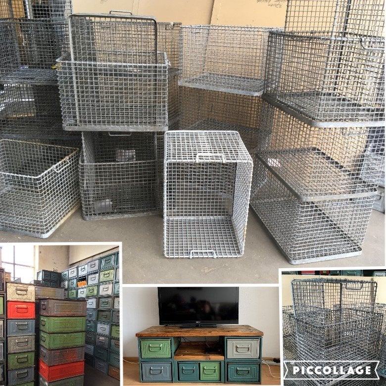 Industriële Draadmanden Opbergmanden Manden Bakken SALE !!, Ophalen of Verzenden, Nieuw, Rechthoekig