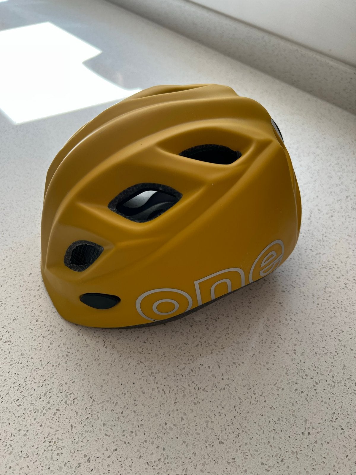 Bobike ONE Plus Fietshelm Kind XS Geel, Ophalen, Zo goed als nieuw, XS, Jongen of Meisje