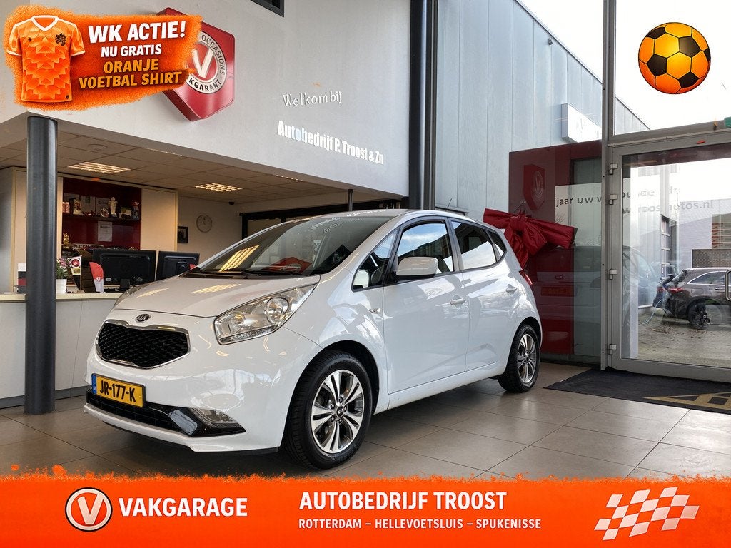 Kia Venga 1.4 CVVT DynamicPLusLine,Navigtie,Achteruitrijcame, Auto's, Kia, Voorwielaandrijving, 12 maanden, Stof, Gebruikt