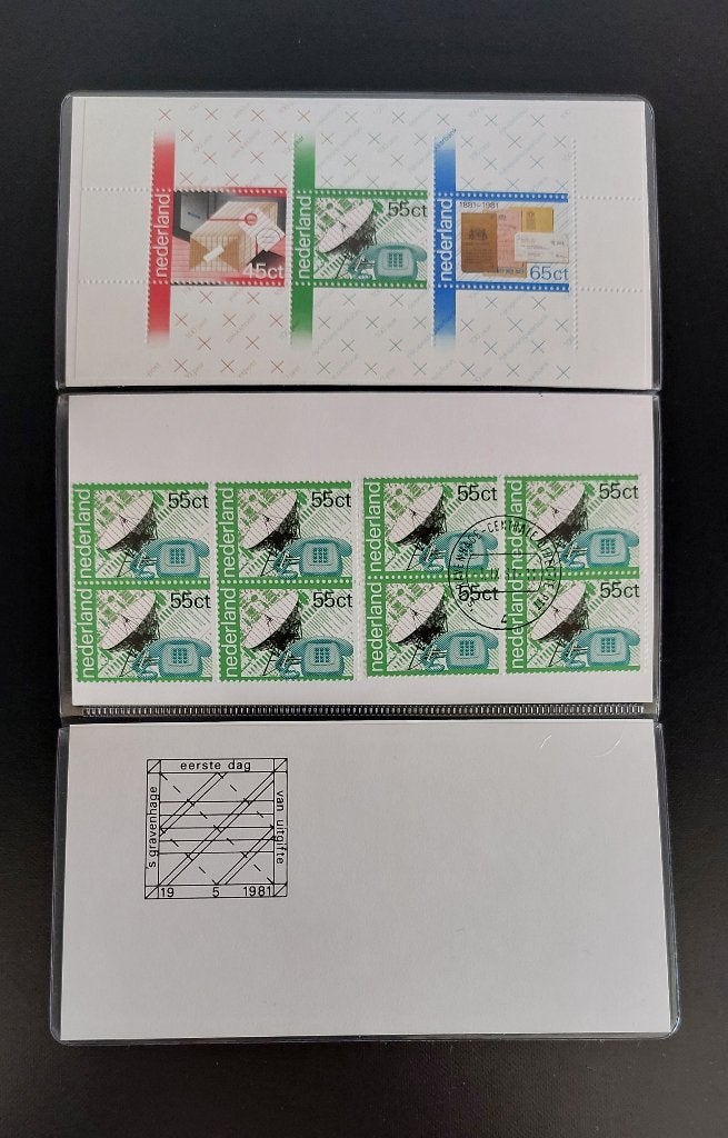 PTT 100 jaar Telefonie Nederland 1981 - Eerste Dag Envelop, Ophalen of Verzenden, Postfris