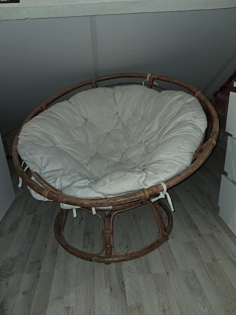 Ronde rotanstoel dia 110cm, Ophalen, Gebruikt