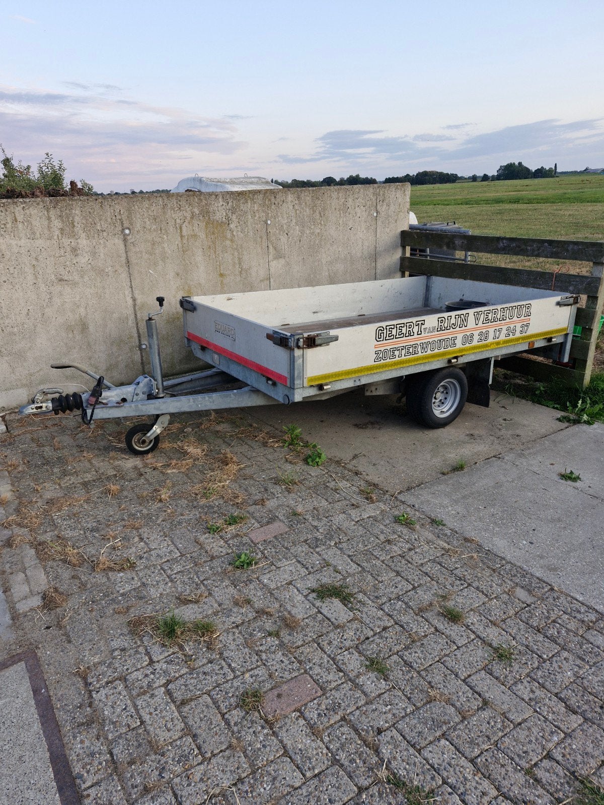 anssems tandemasser aanhangwagen aanhanger, Auto diversen, Ophalen