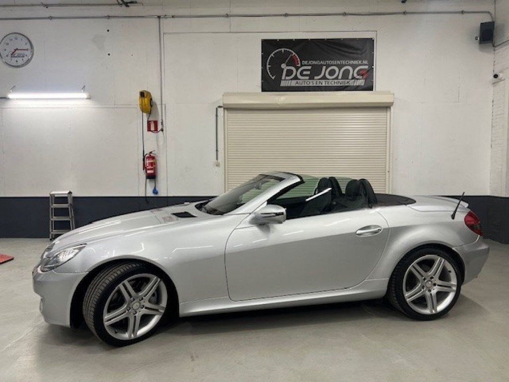 Mercedes-benz SLK-KLASSE SLK 200 K. PRESTIGE PLUS, LEER, PDC, Auto's, Mercedes-Benz, Automaat, Achterwielaandrijving, Gebruikt