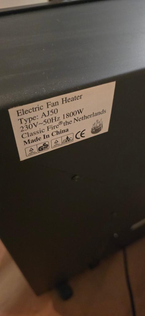 Electriche sfeer haar, Ophalen, Vrijstaande haard, Houthaard