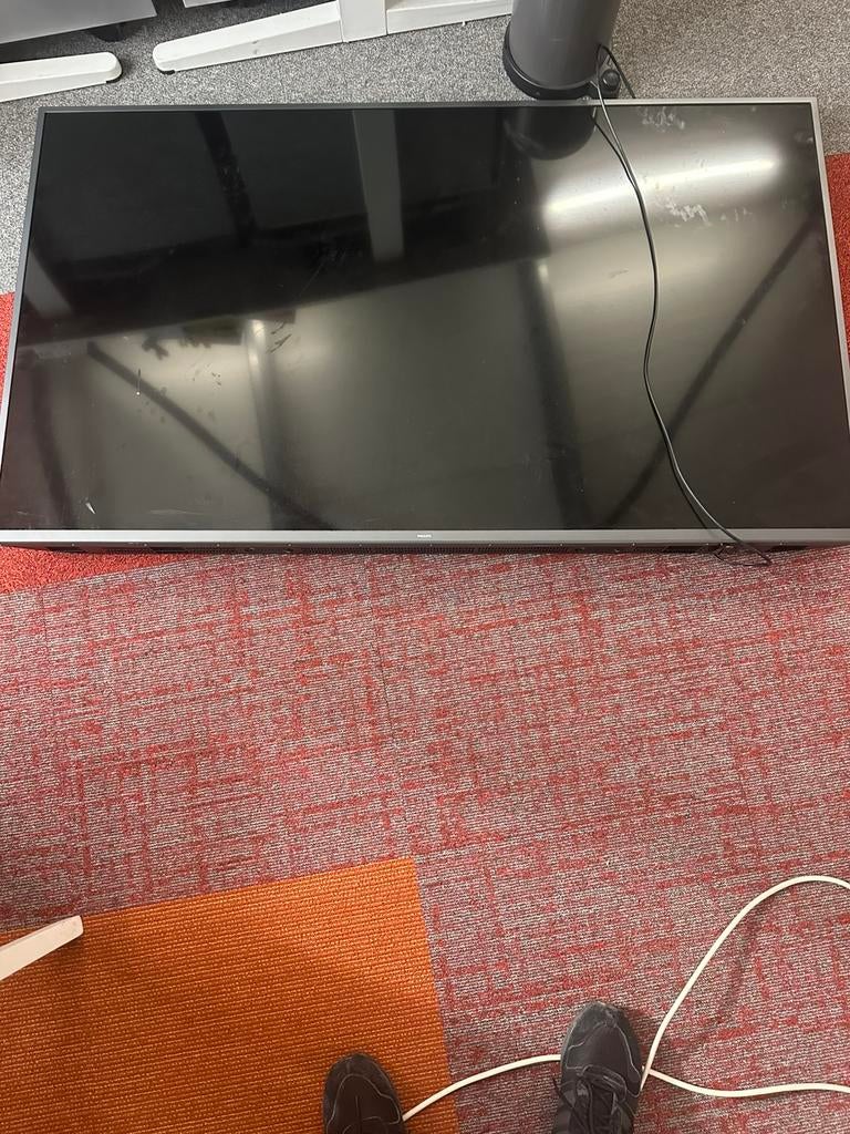 Philips 58pus7805/12 met ambilight defect tv, Ophalen, Philips, LED, 50 Hz