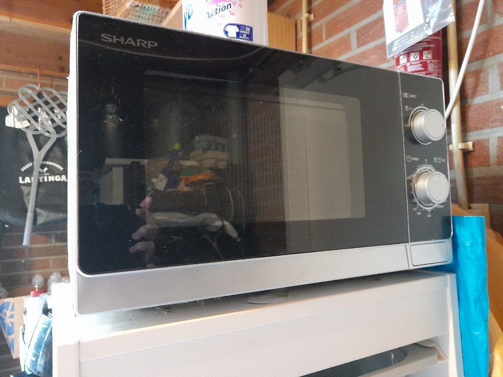 Gebruikte magnetron, Ophalen, Gebruikt