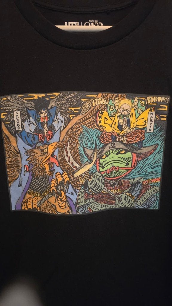 UNIQLO UT x Shueisha 100th Naruto T-Shirt – Ukiyo-e Style, Kleding | Heren, Uniqlo, Maat 48/50 (M), Zwart, Nieuw