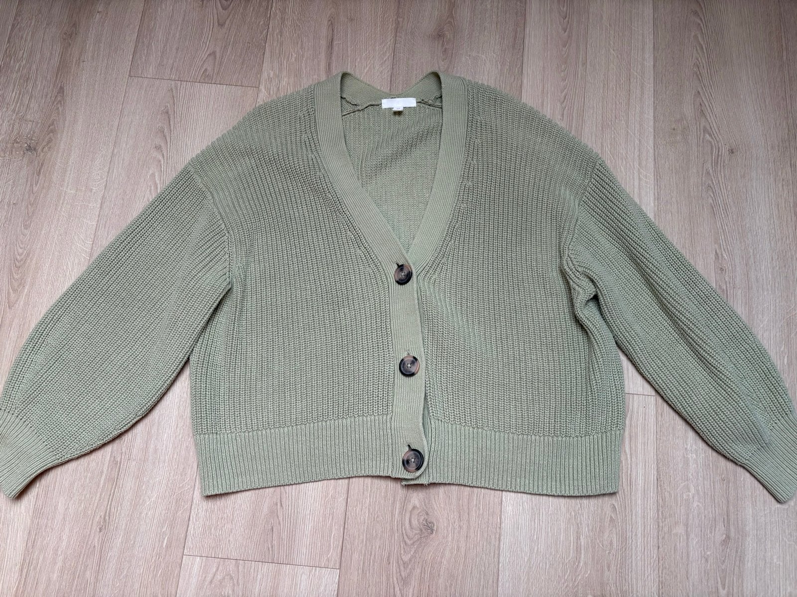H&M vest met knopen - Maat M, Ophalen of Verzenden, Gedragen, Maat 38/40 (M), Groen