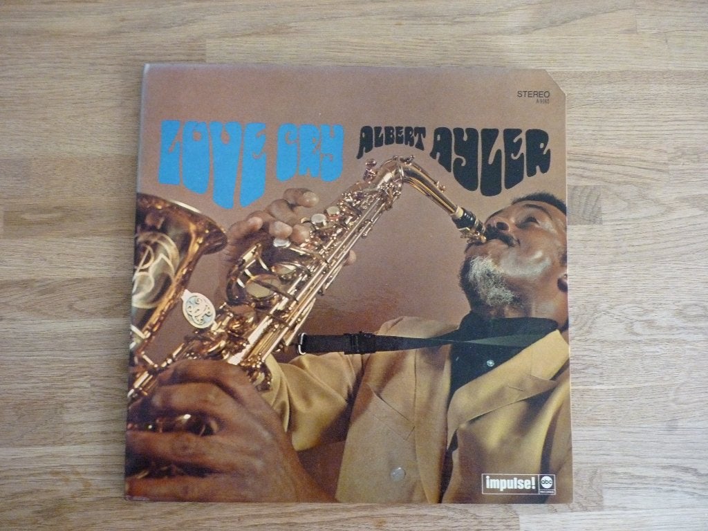Albert Ayler – Love Cry US Persing, LP, Ophalen of Verzenden, Zo goed als nieuw, Fotohoes