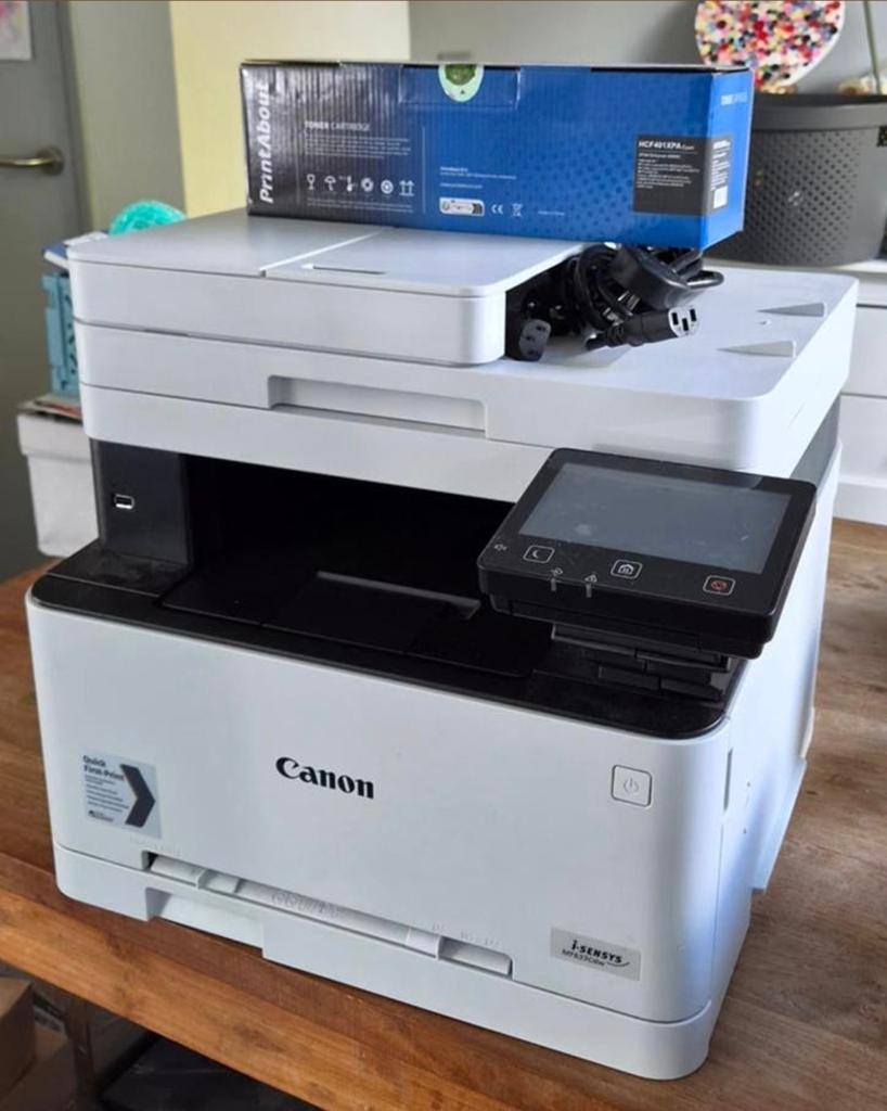 Canon i-SENSYS MF633Cdw All-in-One Laserprinter, Computers en Software, Printers, Ophalen, Zo goed als nieuw, Scannen, Draadloos