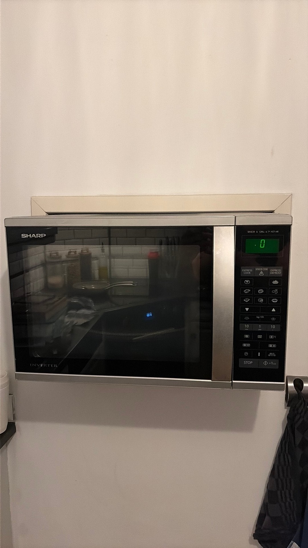 Sharp combi magnetron oven inverter R971, Witgoed en Apparatuur, Ophalen, Zo goed als nieuw, Oven