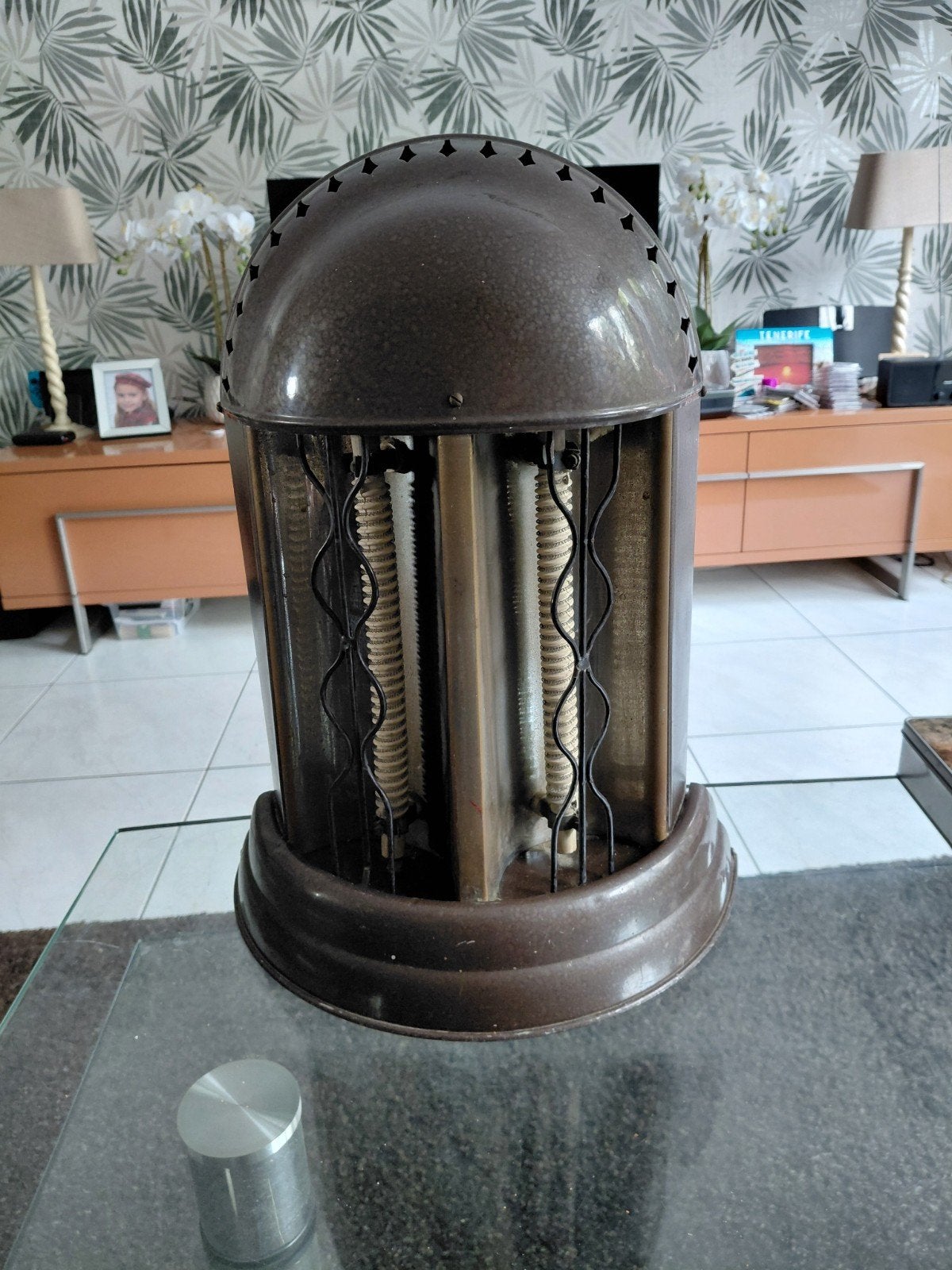 Vintage Elektrische Kachel - Decoratieve Warmtebron, Ophalen