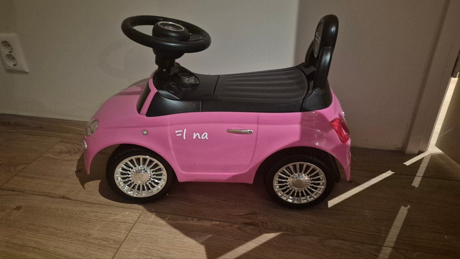 Roze loopauto Fiat 500 voor kinderen, Kinderen en Baby's, Ophalen, Gebruikt, Loopvoertuig