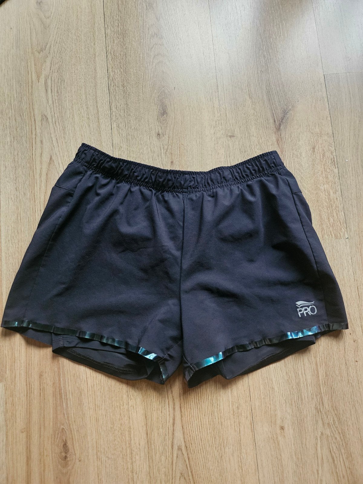 Crivit Pro hardloopshorts - Zwart - Zo goed als nieuw, Maat 38/40 (M), Crivit Pro, Zwart, Ophalen of Verzenden