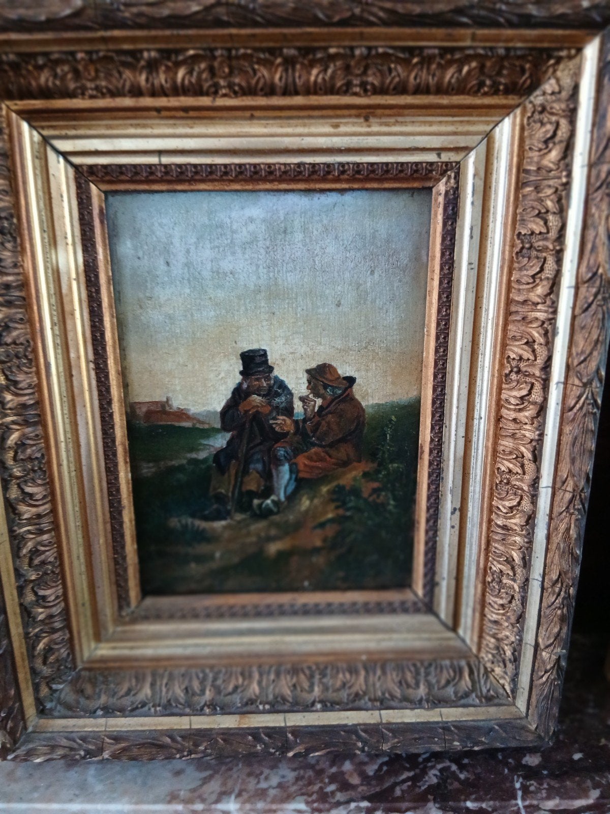 te.koop.antieke.schilderij, Ophalen of Verzenden
