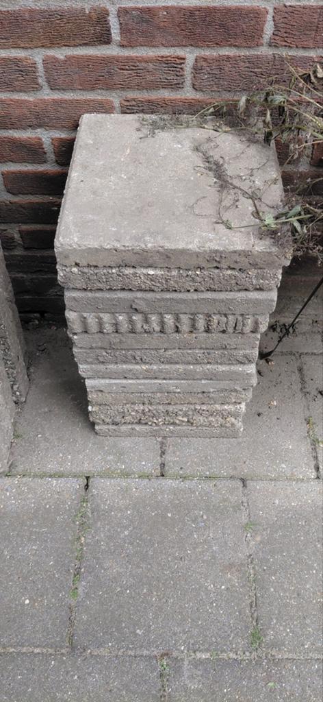 Tegels, Ophalen, Gebruikt, Beton, Terrastegels