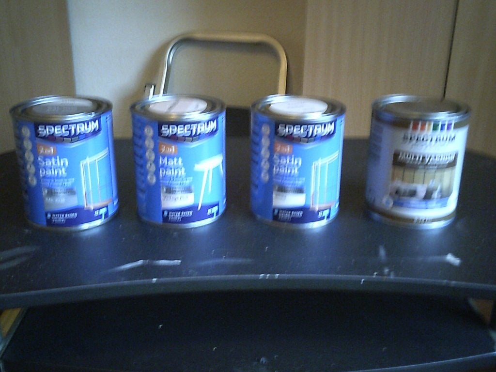 te koop 4 nieuwe potten verf op waterbasis, Ophalen of Verzenden, Nieuw