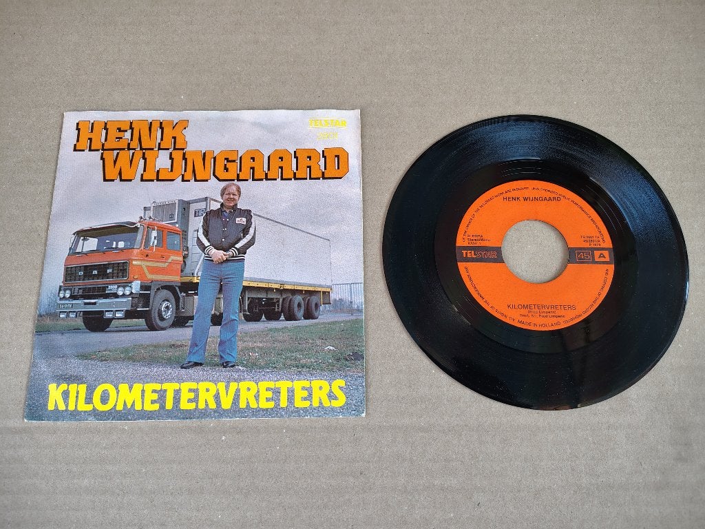 7" Single: Henk Wijngaard - Kilometervreters (1979) Telstar, Verzenden, Gebruikt, 7 inch, Pop