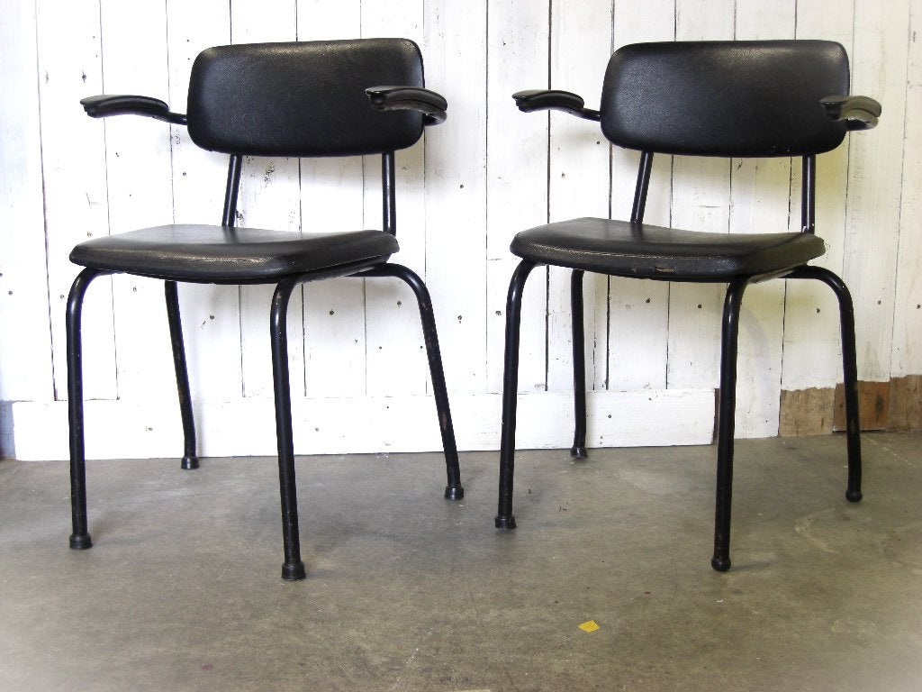 Vintage Ahrend stoel, industrieel, retro, Ophalen, Gebruikt, Metaal, Eén