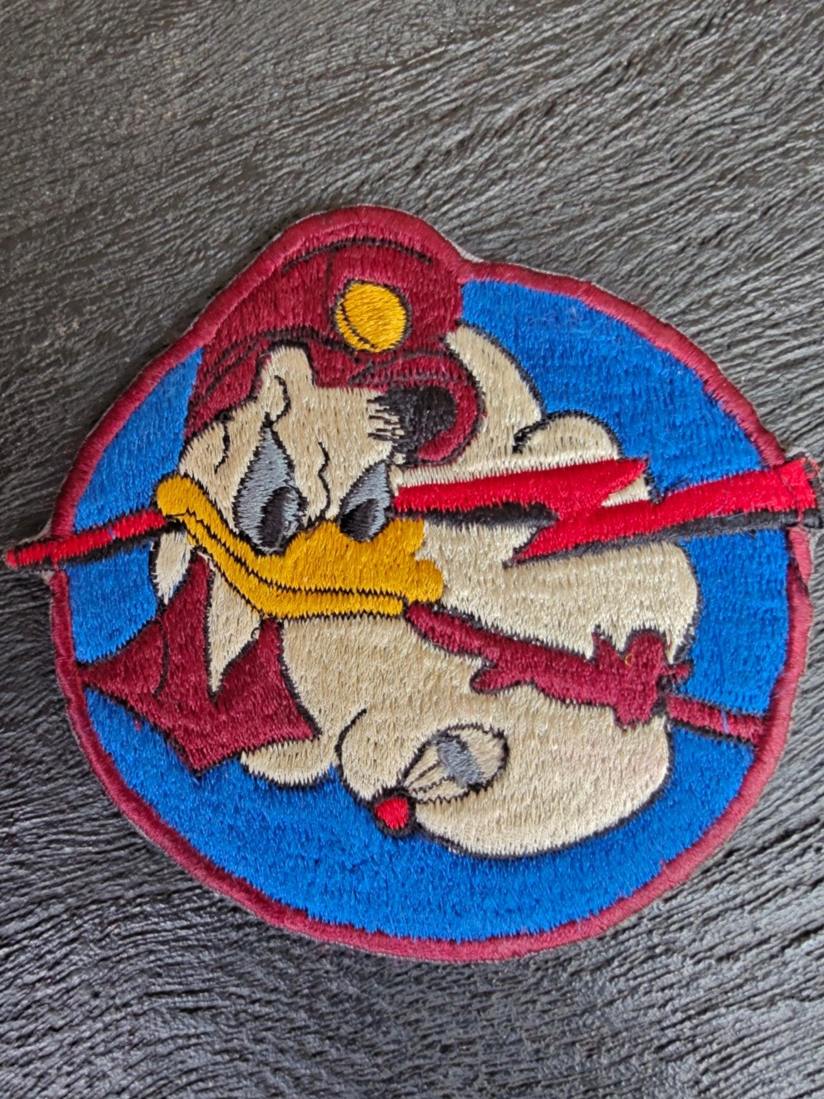 US WW2 ARMY AIR FORCE 63RD TROOP CARRIER SQUADRON A2 JACKET, Ophalen of Verzenden, Luchtmacht, Amerika, Embleem of Badge