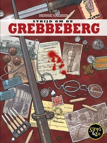 Strijd om de Grebbeberg Strip uitgave Hennie Vaessen, Verzenden, Eén stripboek, Nieuw, Hennie Vaessen