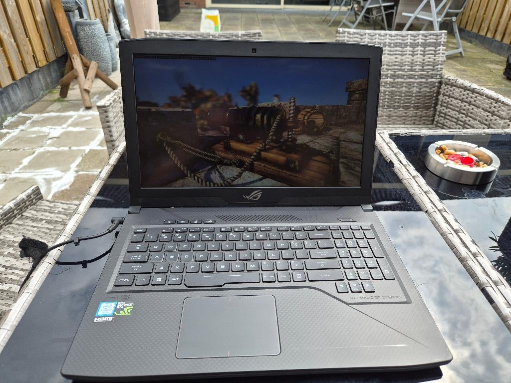 Asus ROG Strix Game Laptop i7 16GB 1,25TB GTX 1060-6GB Win11, Ophalen, Met videokaart, ASUS, 1,25TB
