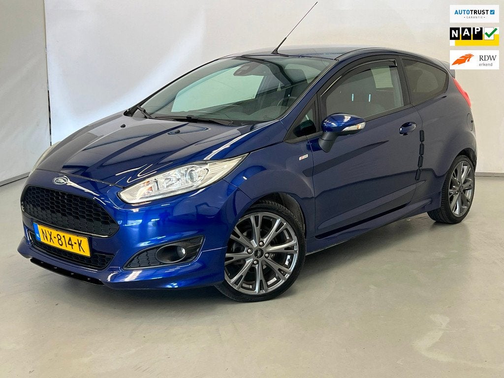 Ford Fiesta 1.0 EcoBoost ST Line / 1e eig / Keyless / Stoelv, Voorwielaandrijving, Blauw, 23 km/l, Origineel Nederlands