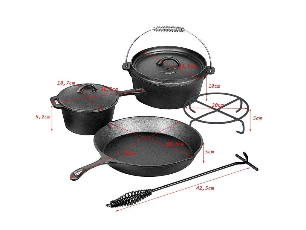 El fuego 5 delige dutch oven set, Ophalen, Nieuw, El Fuego