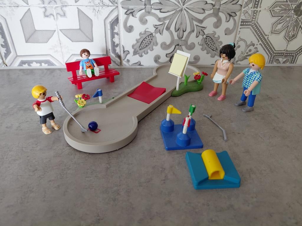 Playmobil Mini Golf Set, Ophalen of Verzenden, Zo goed als nieuw, Complete set