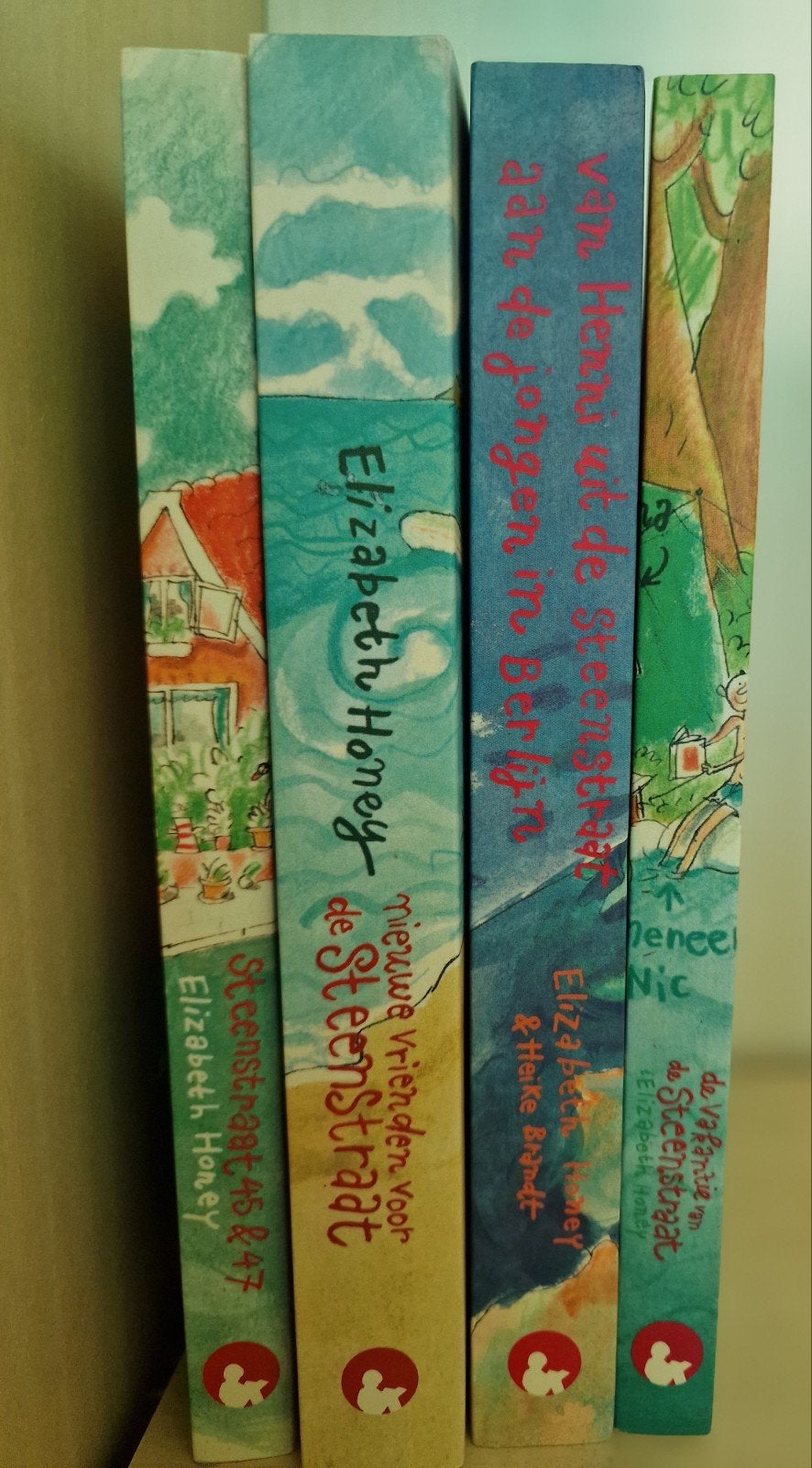 4 boeken Elizabeth Honey, Ophalen