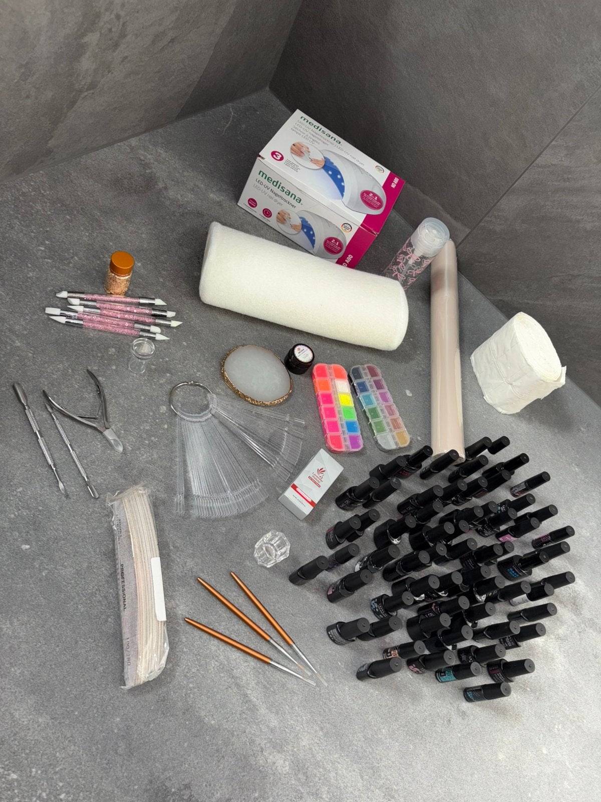 Gelnagel set compleet!, Sieraden, Tassen en Uiterlijk, Ophalen of Verzenden, Nieuw, Overige kleuren, Handen en Nagels