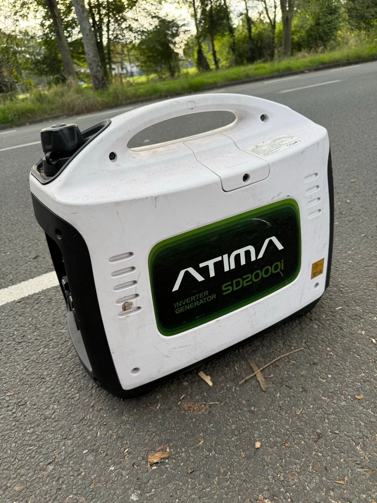 ATIMA SD 2000i Inverter Generator - Compact & Stil, Gebruikt, Benzine, Ophalen of Verzenden, Geluidgedempt
