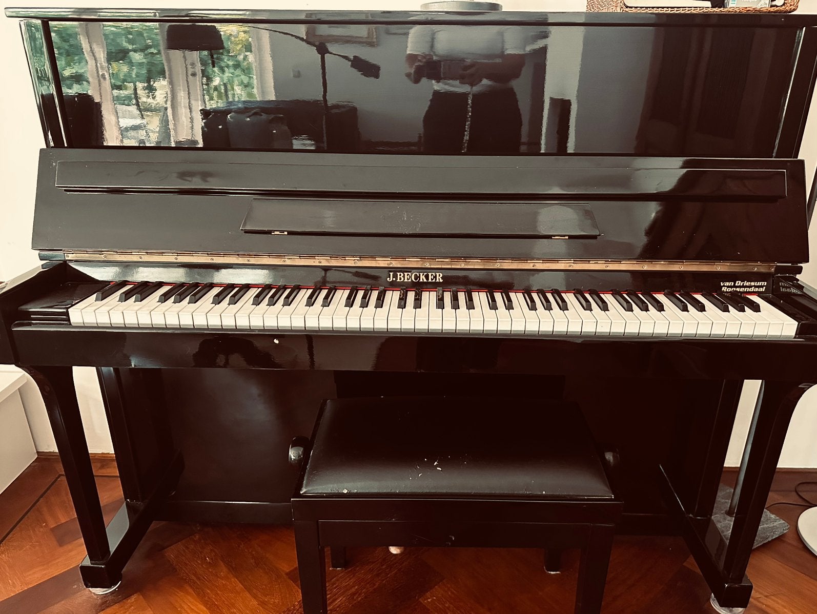 Piano zwart hoogglans, Muziek en Instrumenten, Piano's, Ophalen, Zo goed als nieuw, Zwart, Hoogglans