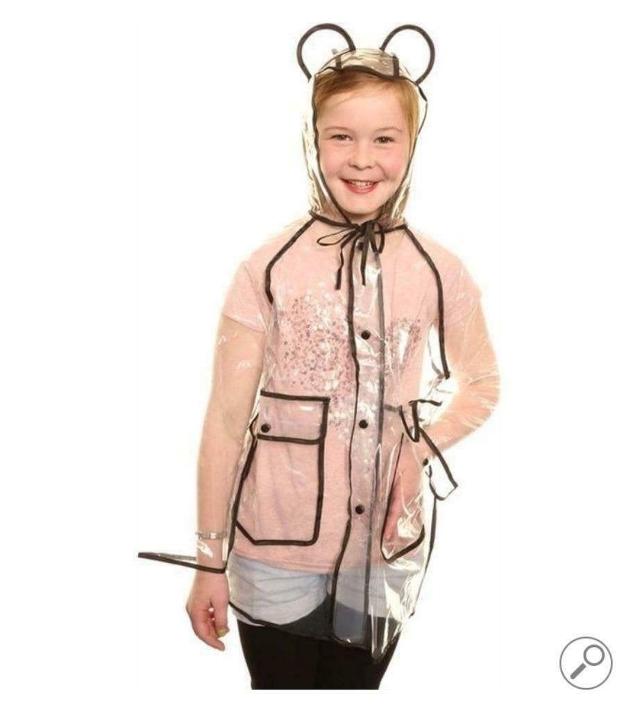 Transparante regenponcho voor kinderen van 6 tot 9 jaar oud, Jongen of Meisje, Nieuw, Jas, Diverse merken
