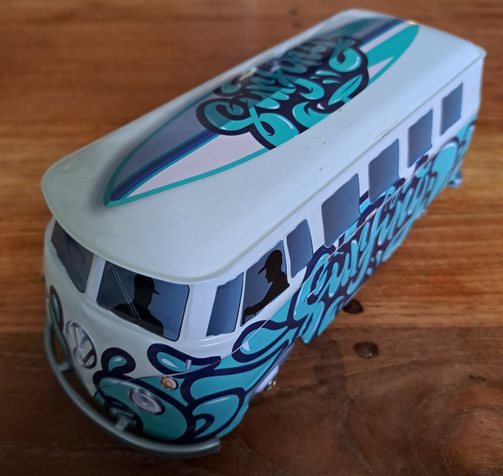 Prachtig VW T1 Bus Blik - Christian Delorme - California, Ophalen of Verzenden, Groter dan 1:32, Auto, Overige merken