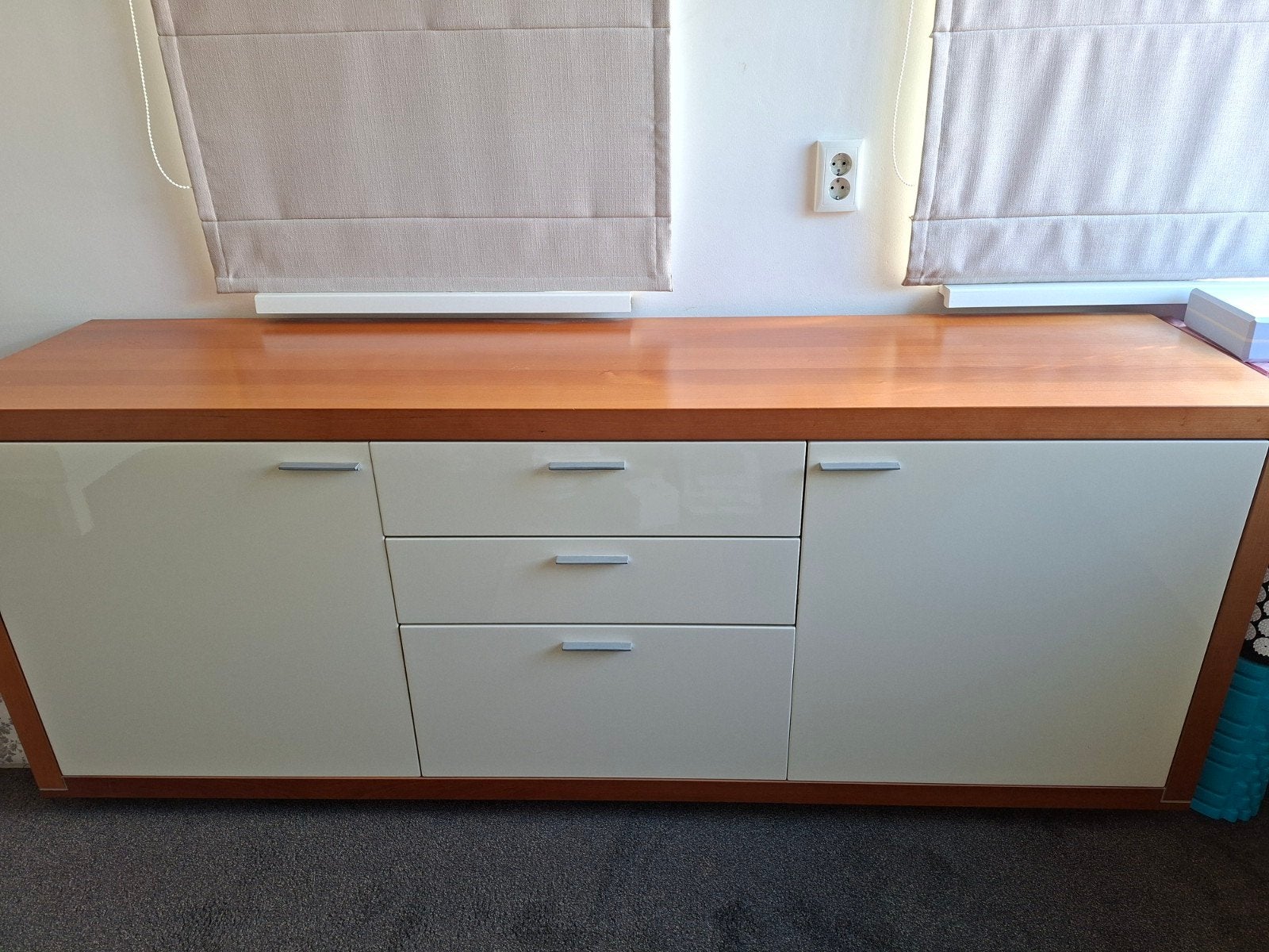 Design Pastoe dressoir, Huis en Inrichting, Ophalen, Gebruikt, 200 cm of meer, Kersenhout