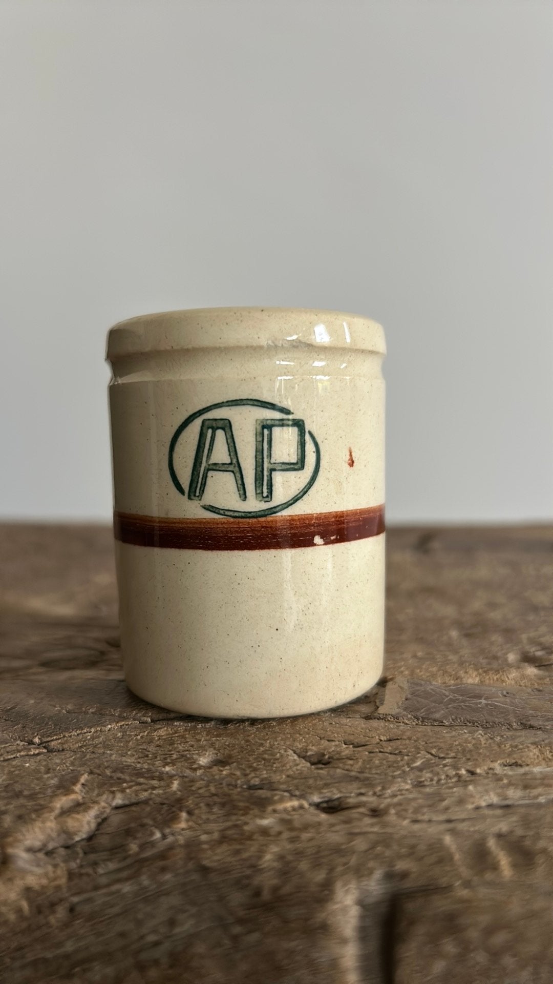 Franse apothekerspot / zalfpot gien nr 4, Antiek en Kunst, Verzenden