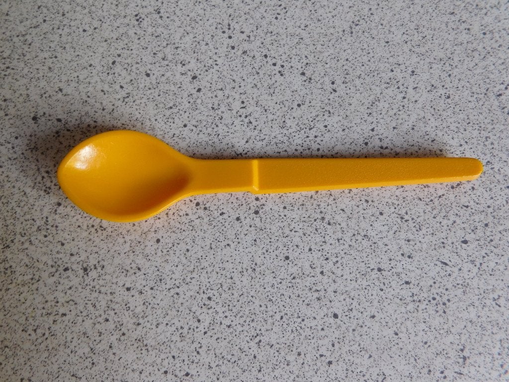 Tupperware Keukenhulpje Hang-aan-lepel Geel, Geel, Overige typen, Ophalen of Verzenden, Zo goed als nieuw