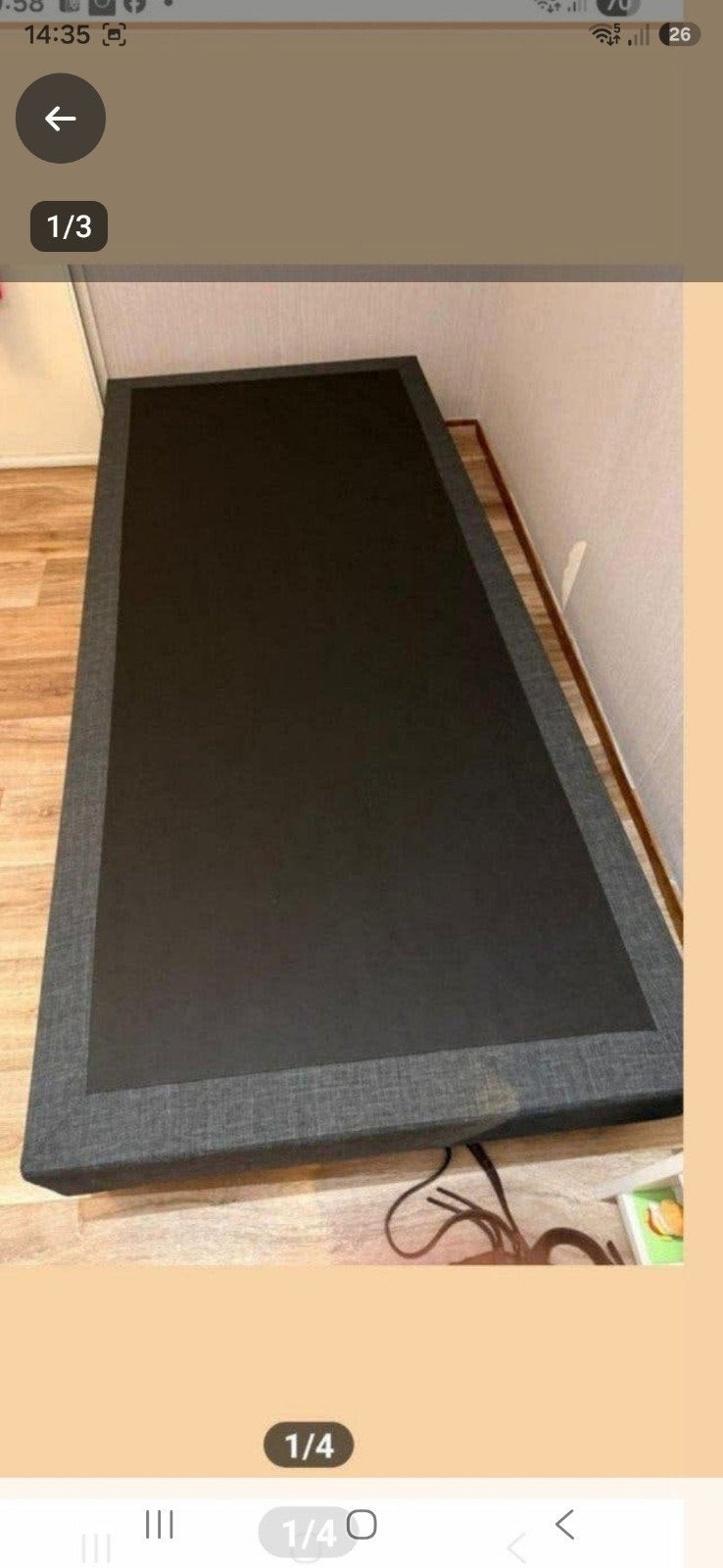 box spring, Ophalen of Verzenden