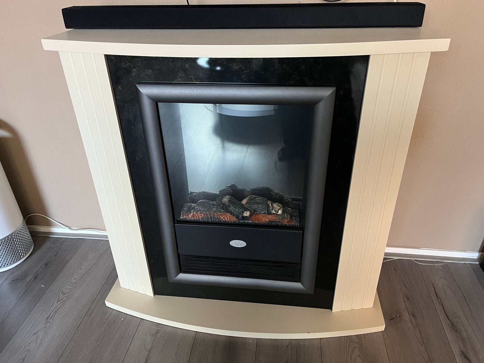 Sfeerhaard met warmtefunctie, 2000 watt - Almelo, Ophalen, Gebruikt, Vrijstaande haard, Elektrische haard