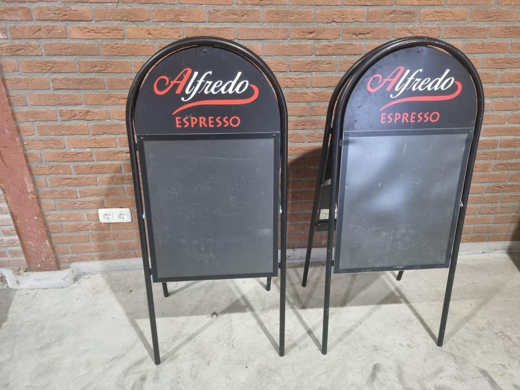 Stoepbord krijtborden € 30 Per stuk, Ophalen, Gebruikt, Reclamebord