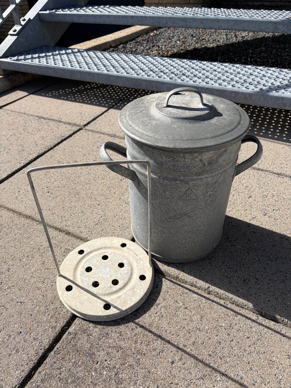 Antieke wekketel - Zeer zeldzaam model voor kleine/grote pot, Ophalen of Verzenden