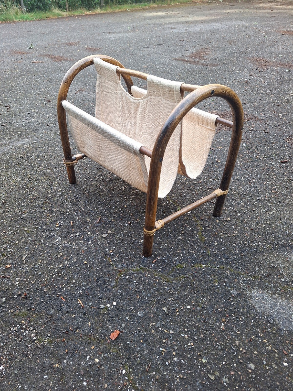 Vintage retro lectuurbak krantenbak 60s, Ophalen