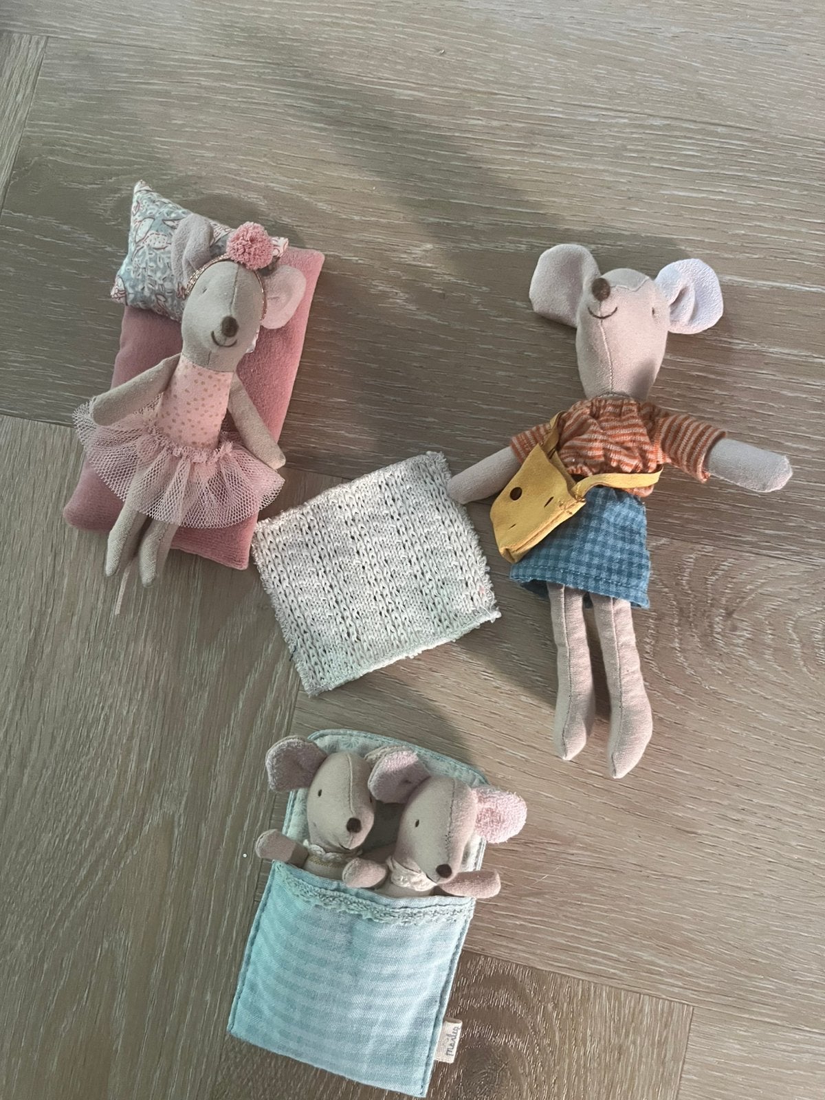 Maileg muisjes 3 soorten, Ophalen of Verzenden, Zo goed als nieuw, Overige kleuren, Overige typen