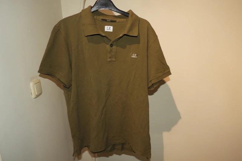CP Company vintage polo merk stiksel borst kraagje M