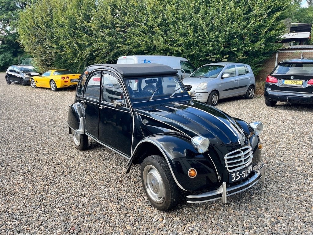 Citroën 2CV 0.4 1971 Zwart, Auto's, 435 cc, Zwart, Handgeschakeld, Particulier