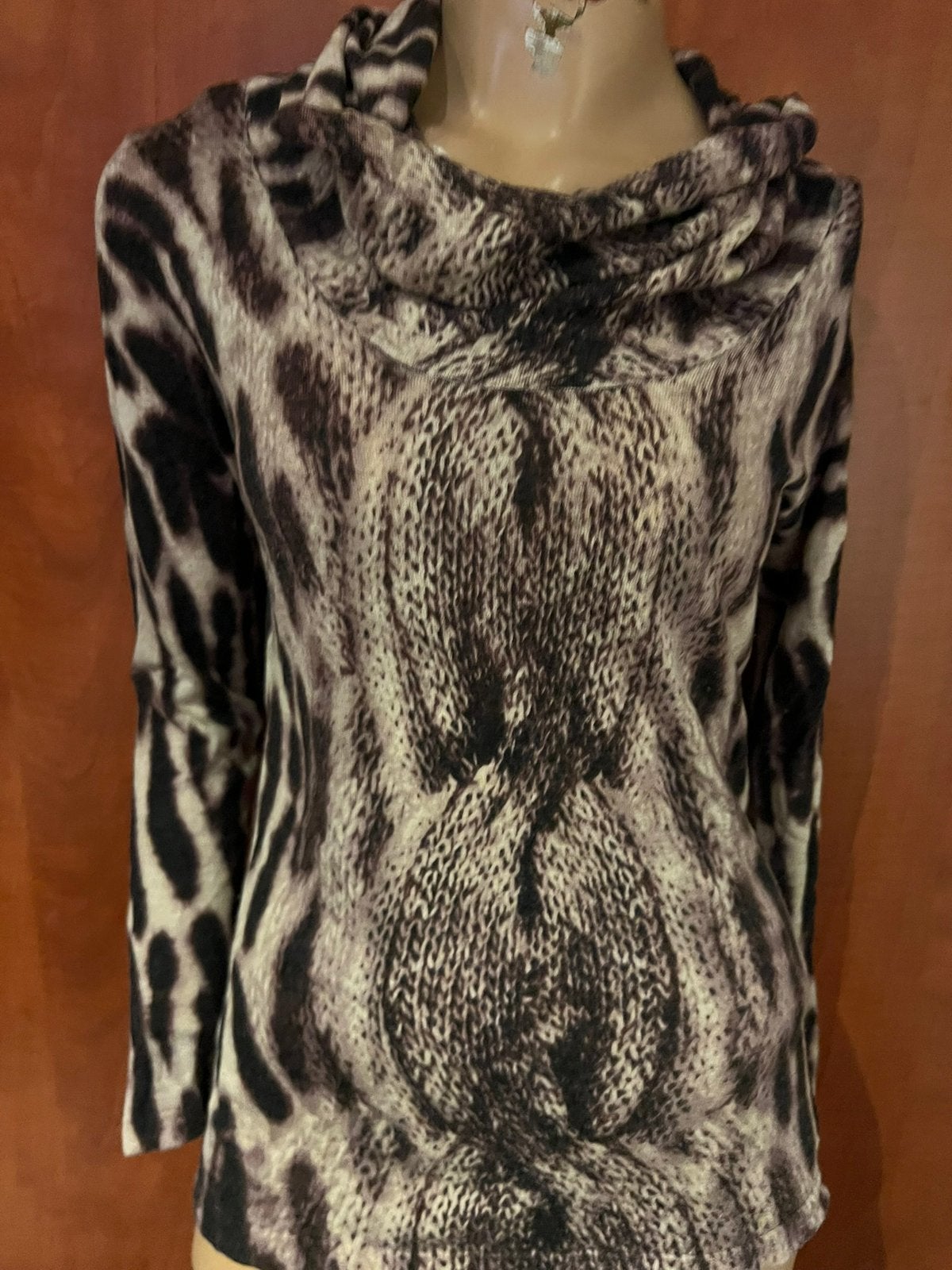 Gerry Weber trui met los vallende  col maat m zgan, Maat 38/40 (M), F, Beige, Ophalen of Verzenden