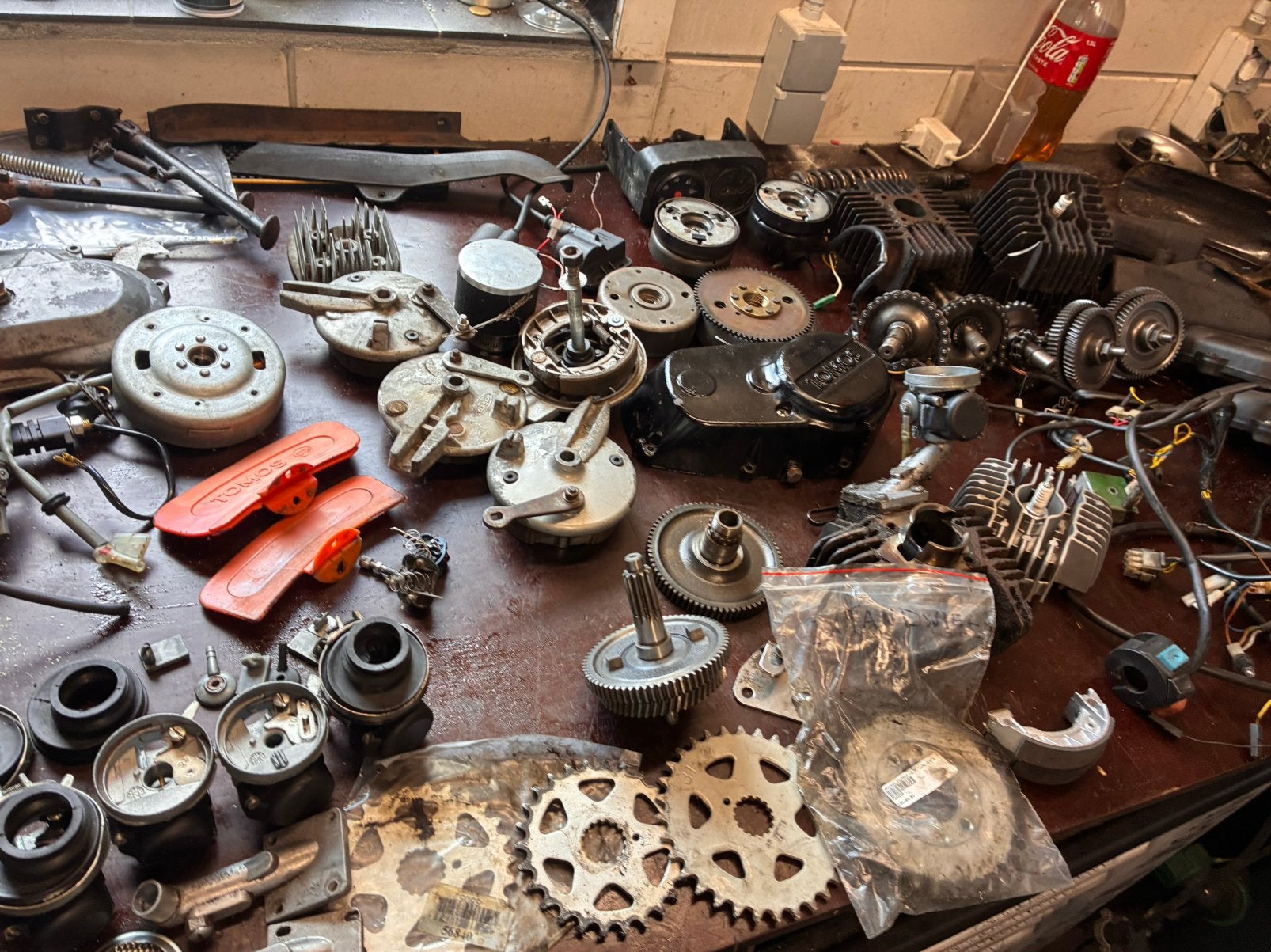 Tomos en peugeot fox onderdelen, Fietsen en Brommers, Ophalen of Verzenden, Zo goed als nieuw, Overige typen