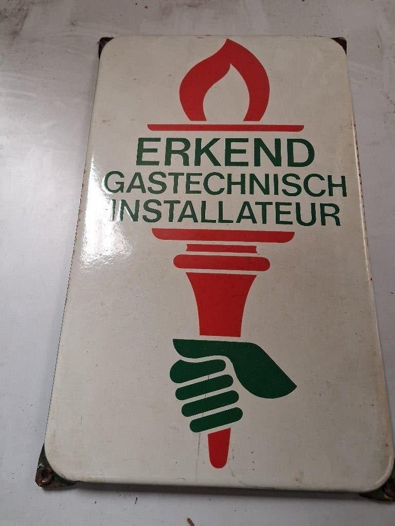 emaile reclamebord, Ophalen of Verzenden, Gebruikt